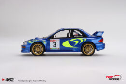 top speed 1:18 subaru impreza wrc97 1997 rally san remo winner #3