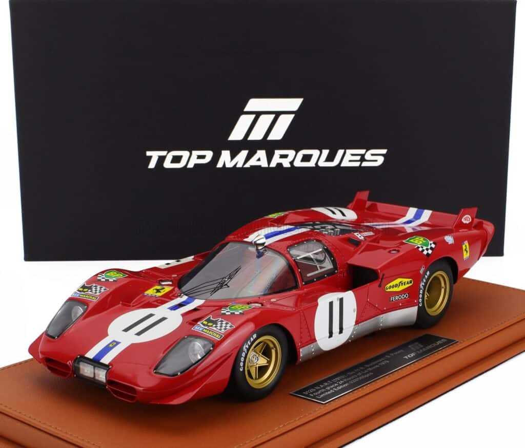 Top New Arrivals at model-universe.com - 15th June - CMR Transporters, GP Replicas, Solido Porsche 911's, Spark Le Mans/GT3/F1, Looksmart Ferrari's, AUTOart, MCG, LS Collectibles, Top Marques and much more. 39 Top Marques - 1:18 Ferrari 512S 5.0L V12 N.A.R.T. No.11 24h Le Mans 1970 Sam Posey, Ronnie Bucknum - Limited Edition Resin Model