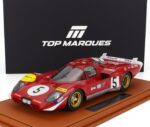Top Marques - 1:18 Ferrari 512S 5.0L V12 Sefac Spa No.5 24h Le Mans 1970 Jacky Ickx, Peter Schetty - Limited Edition Resin Model