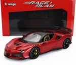 1:18 Ferrari SF90XX Stadale Red Metallic 2024 - Diecast Model by Bburago