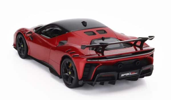 1:18 Ferrari SF90XX Stadale Red Metallic 2024 - Diecast Model by Bburago - Image 5
