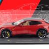 Polistil - 1:18 Ferrari Purosangue 2022 Rosso Corsa Red and Light Interior with Showcase - Limited Edition Diecast Model