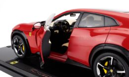Polistil - 1:18 Ferrari Purosangue 2022 Rosso Corsa Red and Light Interior with Showcase - Limited Edition Diecast Model