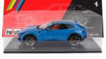 Polistil - 1:18 Ferrari Purosangue 2022 Blue Corsa and Light Interior with Showcase - Limited Edition Diecast Model