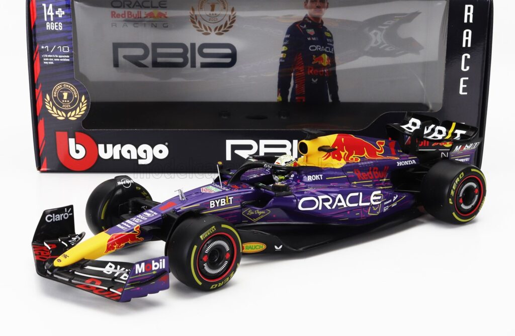 Latest new model arrivals at model-universe.com include a strong line up of Ferrari's by Bburago, Looksmart and Werk83; limited editions, and much more ... 4 1:18 Red Bull RB19 Max Verstappen No.1 Winner Las Vegas GP 2023 - Diecast Model by Bburago