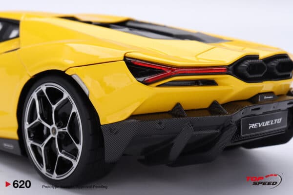 Lamborghini Revuelto Giallo Yellow 2024 - 1:18 Scale Resin Model by Top Speed Models - Image 6
