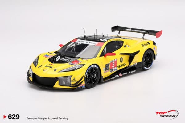 Chevrolet Corvette Z06 GT3.R No.3 Daytona 24h 2025 - 1:18 Scale Resin Model by Top Speed Models