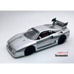 Tecnomodel 1:18 - Ferrari 288 GTO Evoluzione 1985 Nurburgring Silver With Black Wheels - Limited Edition Resin Model
