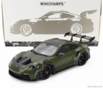 Minichamps - 1:18 Porsche 911 (992) GT3RS Nato Olive w/Black Wheels 2024