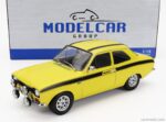 Ford Escort Mk.I Mexico Yellow 1973 - 1:18 Scale Diecast Model by MCG