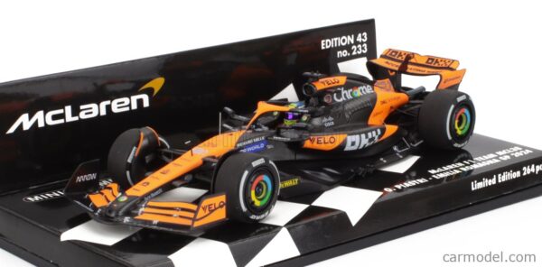 1:43 McLaren F1 MCL38 Oscar Piastri 2024 Imola GP - Limited Edition Resin Model by Minichamps