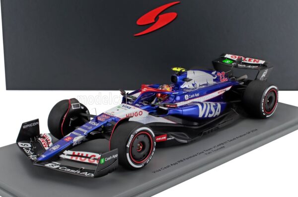 Spark - 1:18 Visa Cash App RB VCARB 01 #22 Yuki Tsunoda 2024 - Resin Model