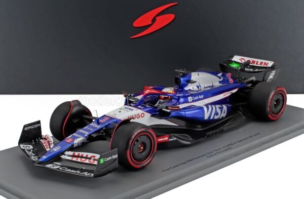 Spark - 1:18 Visa Cash App RB VCARB 01 No.3 Daniel Ricciardo Bahrain GP 2024 - Resin Model