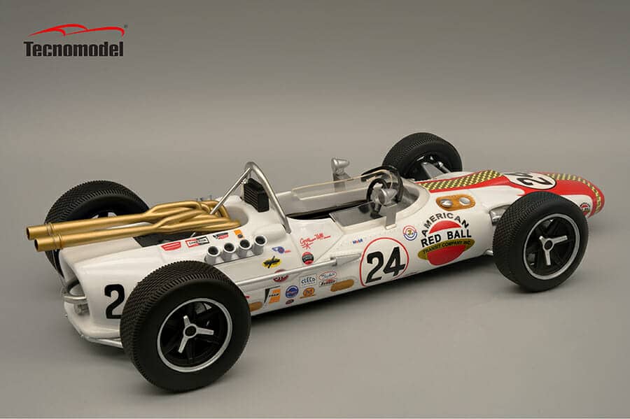 tecnomodel - 1:18 lola t90 1966 winner indy 500 driver #24 graham hill