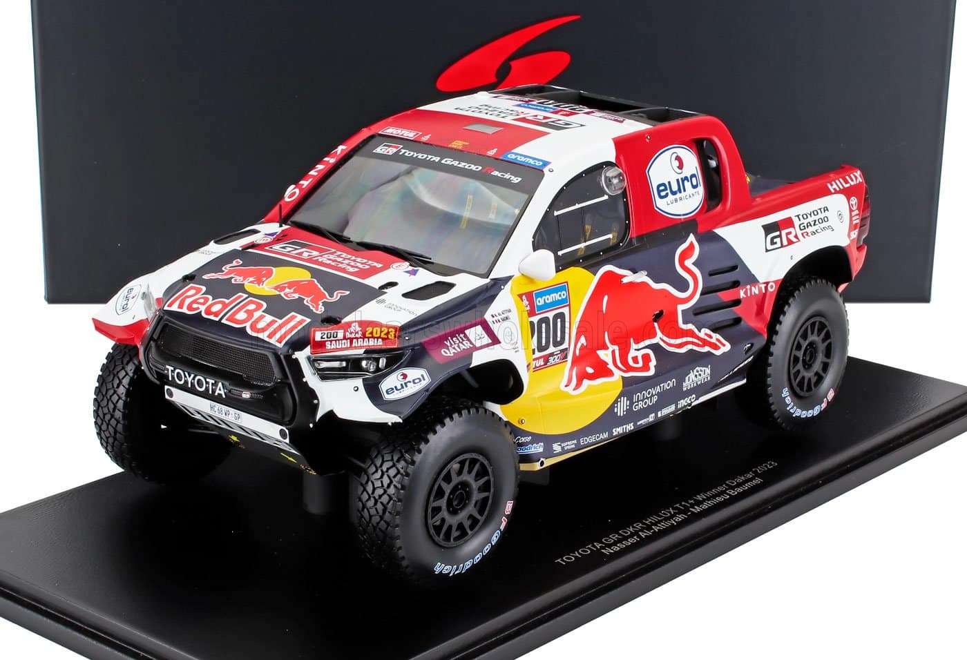 Spark - 1:18 Toyota Hilux #200 Winner Dakar 2023 N. Al-Attiyah, M. Baumel - Resin Model 1 179323 1