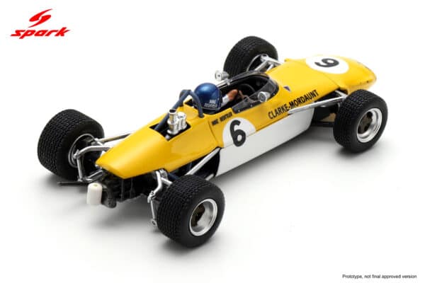 Spark - 1:43 Brabham BT28 No.6 Mike Beuttler Winner Coupe de l'ACIF F3 1970 - Limited Edition Resin Model 5 Spark 1:43 Brabham BT28 No.6 Winner Coupe de l’ACIF F3 1970 Mike Beuttler Limited 300 (SF318) Resin Model