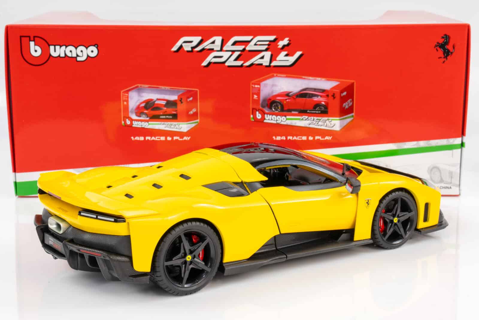 Bburago - 1:18 Ferrari F80 2024 Yellow - Diecast Model