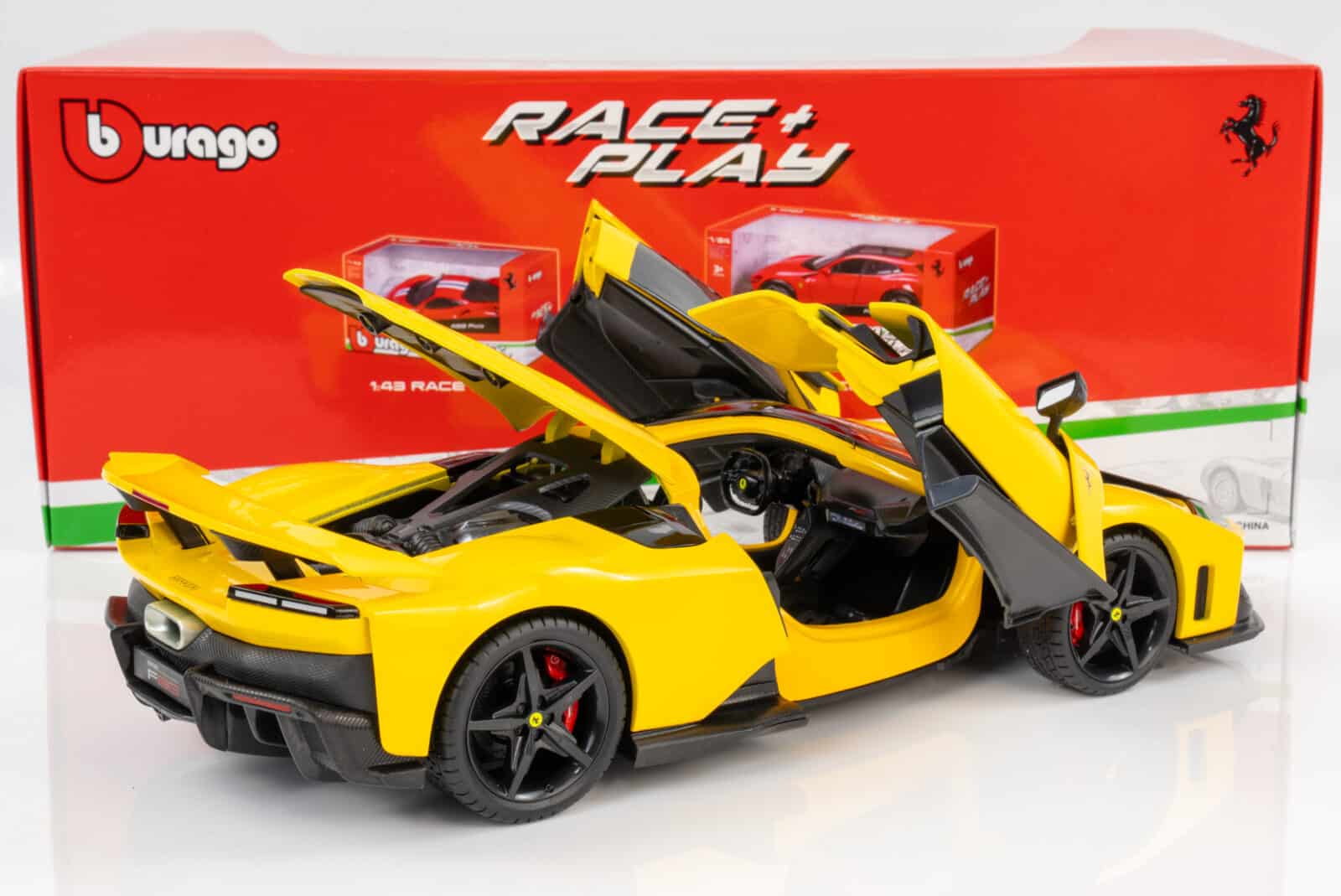 ブラーゴ 1/18 フェラーリ F80 2024 (イエロー) Bburago（ブラーゴ） ＜予約品＞ Burago signature 1/18 Ferrari F80