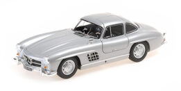 Minichamps 180039000 Mercedes 300 SL W198 I Silver 1954 Diecast Model