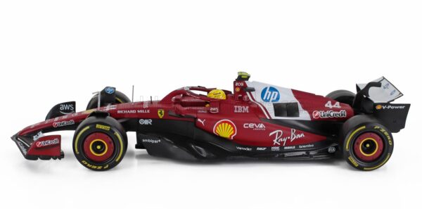 Bburago 1:18 Ferrari SF-25 No.44 Lewis Hamilton 2025 (18-16816-H) Diecast Model 10 Bburago 1:18 Ferrari SF-25 No.44 Lewis Hamilton 2025 (18-16816-H) Diecast Model