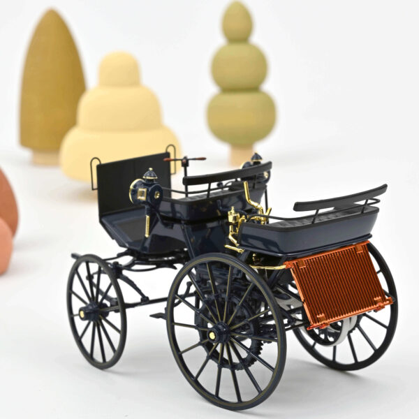 Norev 1:18 Mercedes-Benz Daimler Motorkutsche 1886 Dark Blue (183700) Diecast Model 3 Norev 1:18 Mercedes-Benz Daimler Motorkutsche 1886 Dark Blue (183700) Diecast Model - Image 2