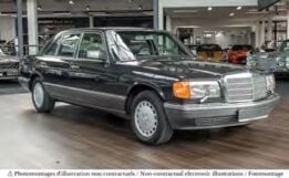 norev - 1:18 mercedes-benz 560 sel 1989 black metallic