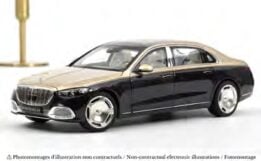 norev - 1:18 mercedes-maybach s 680 4matic 2021 gold met/black met
