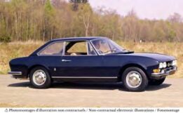 norev - 1:18 peugeot 504 coupé 1969 black