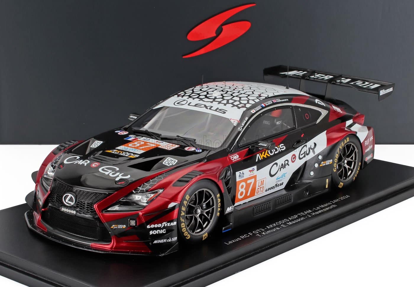 Spark - 1:18 Lexus RCF GT3 Akkodis ASP No.87 24h Le Mans 2024 - J