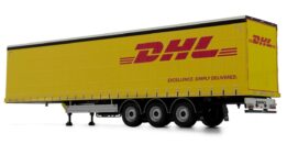 Marge 1902-03-01 Pacton Curtainside DHL Trailer Diecast Model