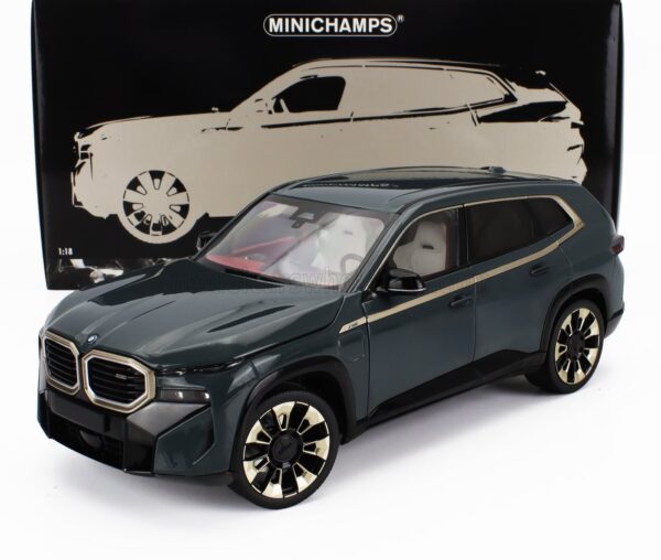 Minichamps - 1:18 BMW XM Dark Green Metallic 2023 - Diecast Model