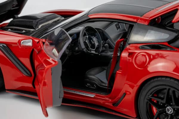Ixo - 1:18 Chevrolet Corvette C7 ZR1 Red 2019 - Diecast Model 25 Ixo - 1:18 Chevrolet Corvette C7 ZR1 Red 2019 - Diecast Model