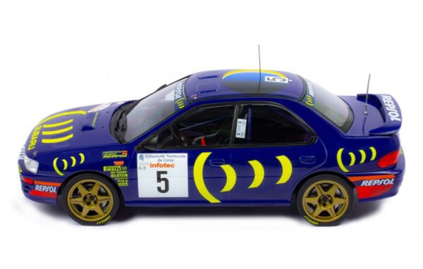 Ixo 1/18 Subaru Impreza 555 Carlos Sainz Rally 1995 Diecast Model Car