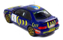 Ixo 1/18 Subaru Impreza 555 Carlos Sainz Rally 1995 Diecast Model Car