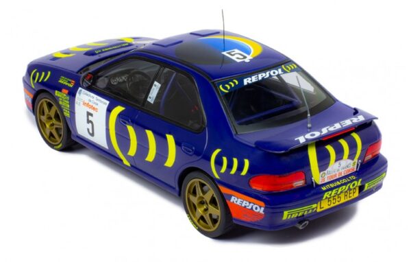 Ixo 1/18 Subaru Impreza 555 Carlos Sainz Rally 1995 Diecast Model Car