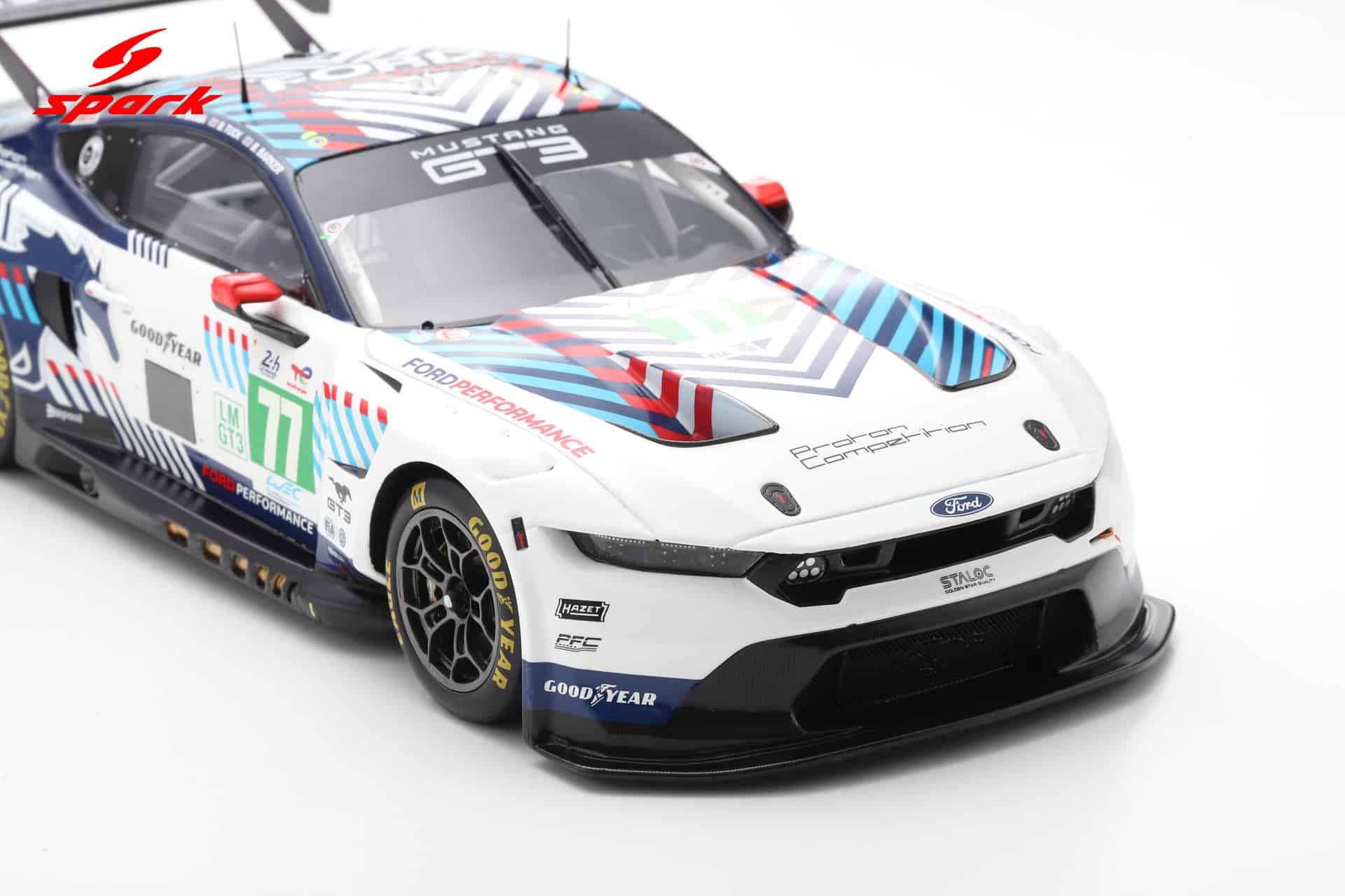 Spark 1:18 Ford Mustang LMGT3 No.77 Proton Competition 24h Le Mans 2025 (18S1052) Resin Model 4 Spark 1:18 Ford Mustang LMGT3 No.77 Proton Competition 24h Le Mans 2025 (18S1052) Resin Model - Image 4