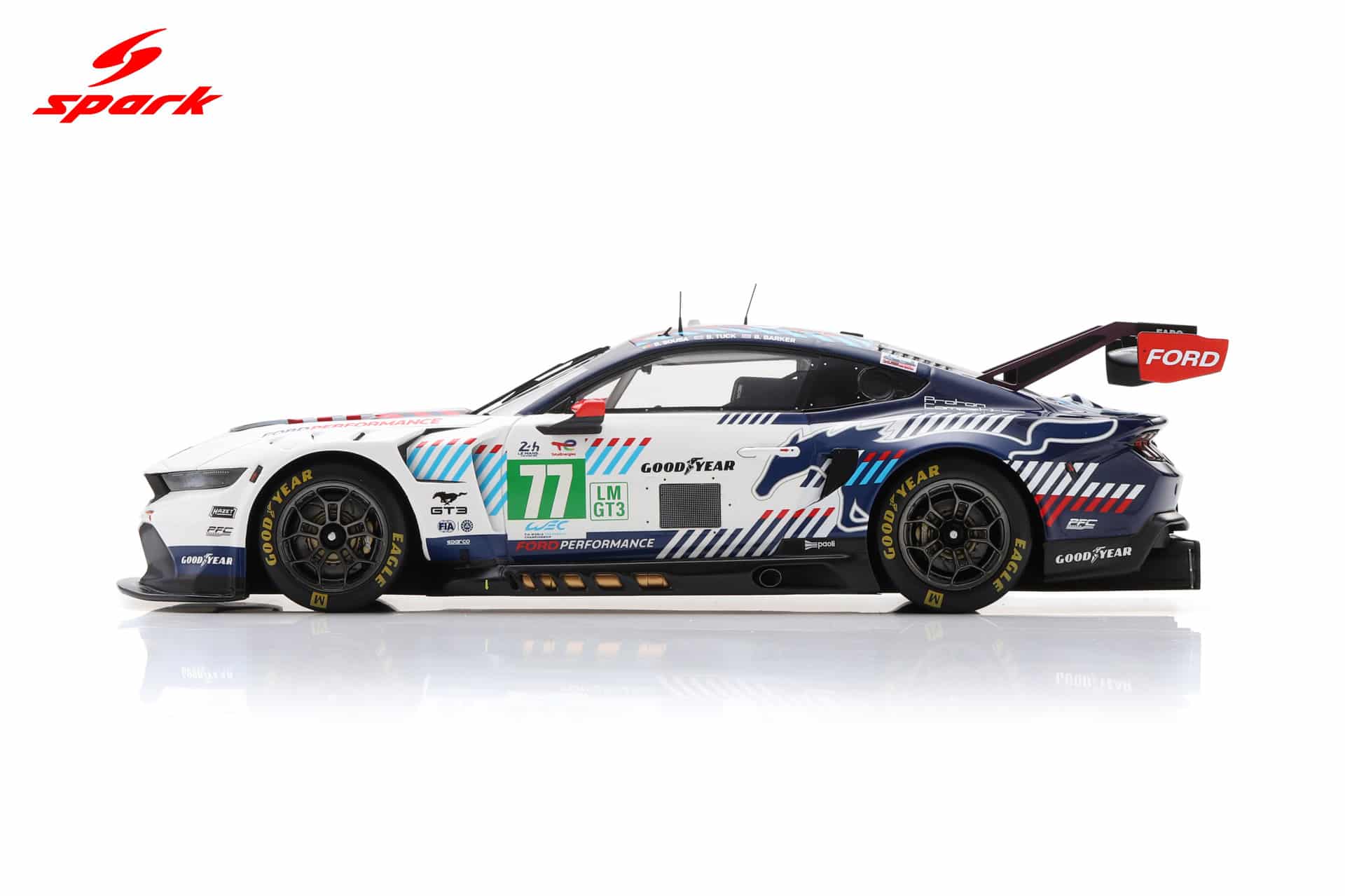 Spark 1:18 Ford Mustang LMGT3 No.77 Proton Competition 24h Le Mans 2025 (18S1052) Resin Model 8 Spark 1:18 Ford Mustang LMGT3 No.77 Proton Competition 24h Le Mans 2025 (18S1052) Resin Model - Image 8