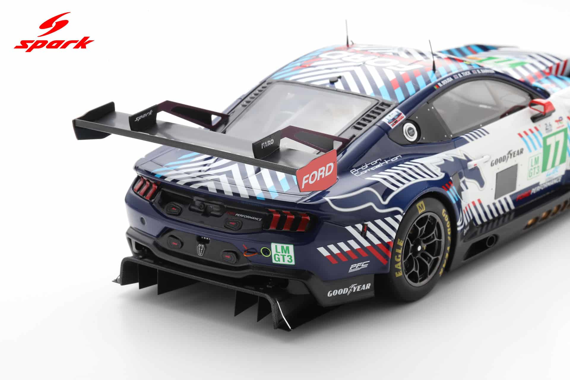 Spark 1:18 Ford Mustang LMGT3 No.77 Proton Competition 24h Le Mans 2025 (18S1052) Resin Model 6 Spark 1:18 Ford Mustang LMGT3 No.77 Proton Competition 24h Le Mans 2025 (18S1052) Resin Model - Image 6