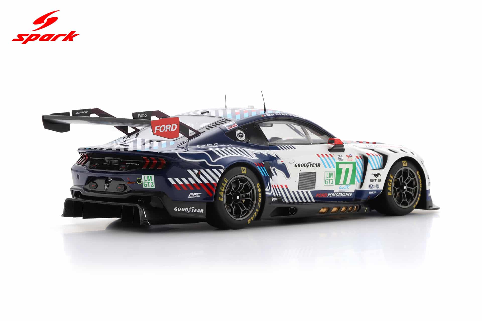 Spark 1:18 Ford Mustang LMGT3 No.77 Proton Competition 24h Le Mans 2025 (18S1052) Resin Model 3 Spark 1:18 Ford Mustang LMGT3 No.77 Proton Competition 24h Le Mans 2025 (18S1052) Resin Model - Image 3