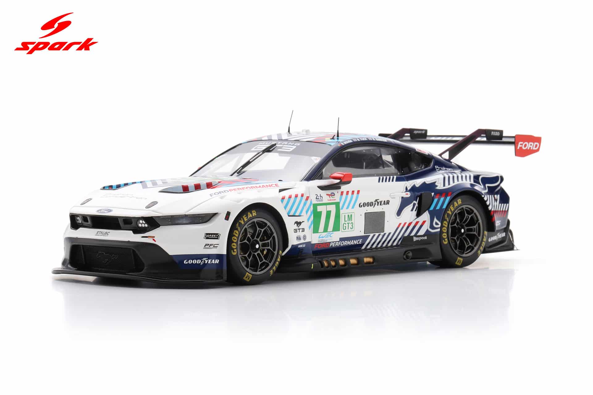 Spark 1:18 Ford Mustang LMGT3 No.77 Proton Competition 24h Le Mans 2025 (18S1052) Resin Model 2 Spark 1:18 Ford Mustang LMGT3 No.77 Proton Competition 24h Le Mans 2025 (18S1052) Resin Model - Image 2