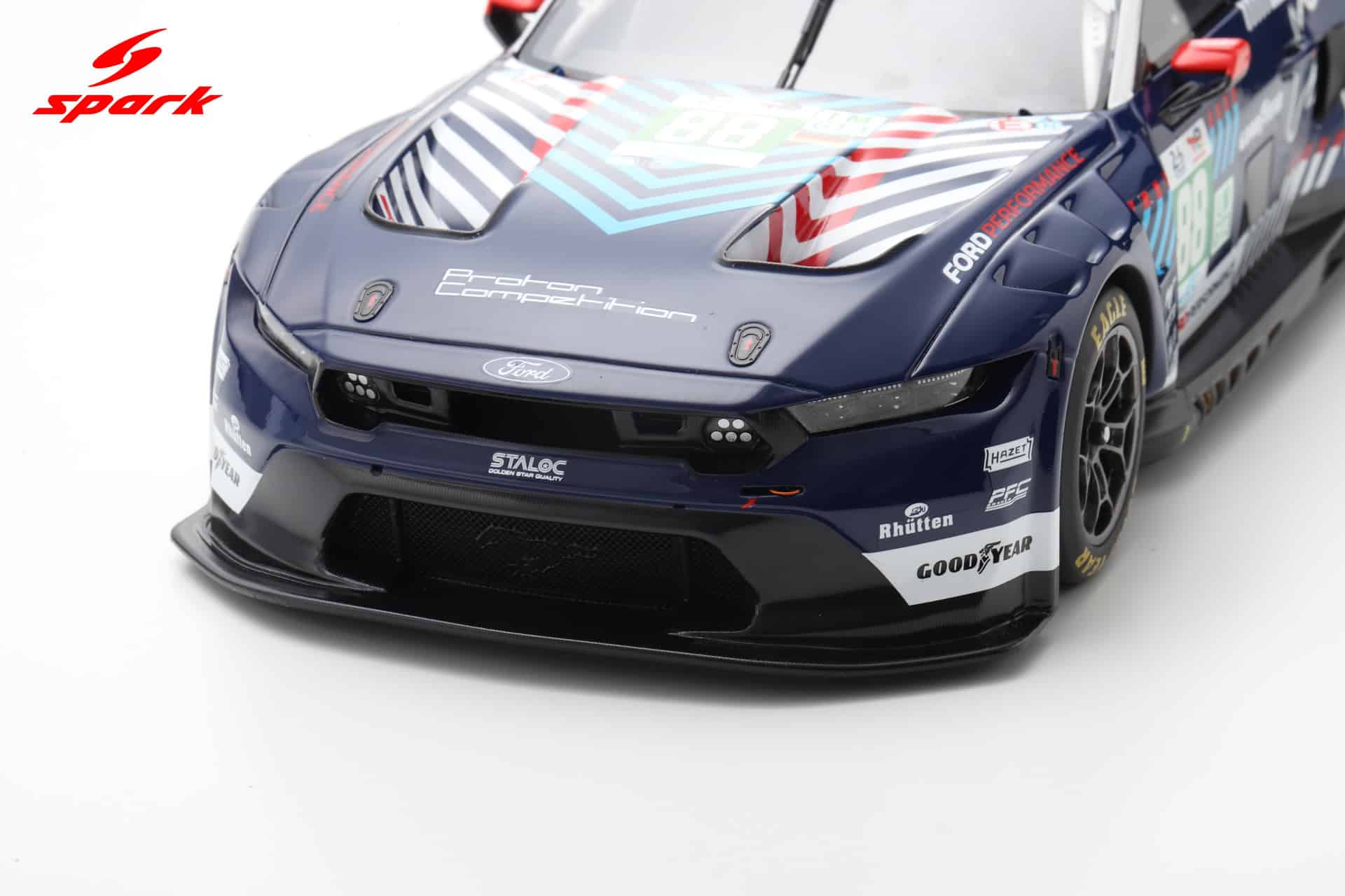 Spark 1:18 Ford Mustang LMGT3 No.88 Proton Competition 24h Le Mans 2025 (18S1053) Resin Model 4 Spark 1:18 Ford Mustang LMGT3 No.88 Proton Competition 24h Le Mans 2025 (18S1053) Resin Model - Image 4
