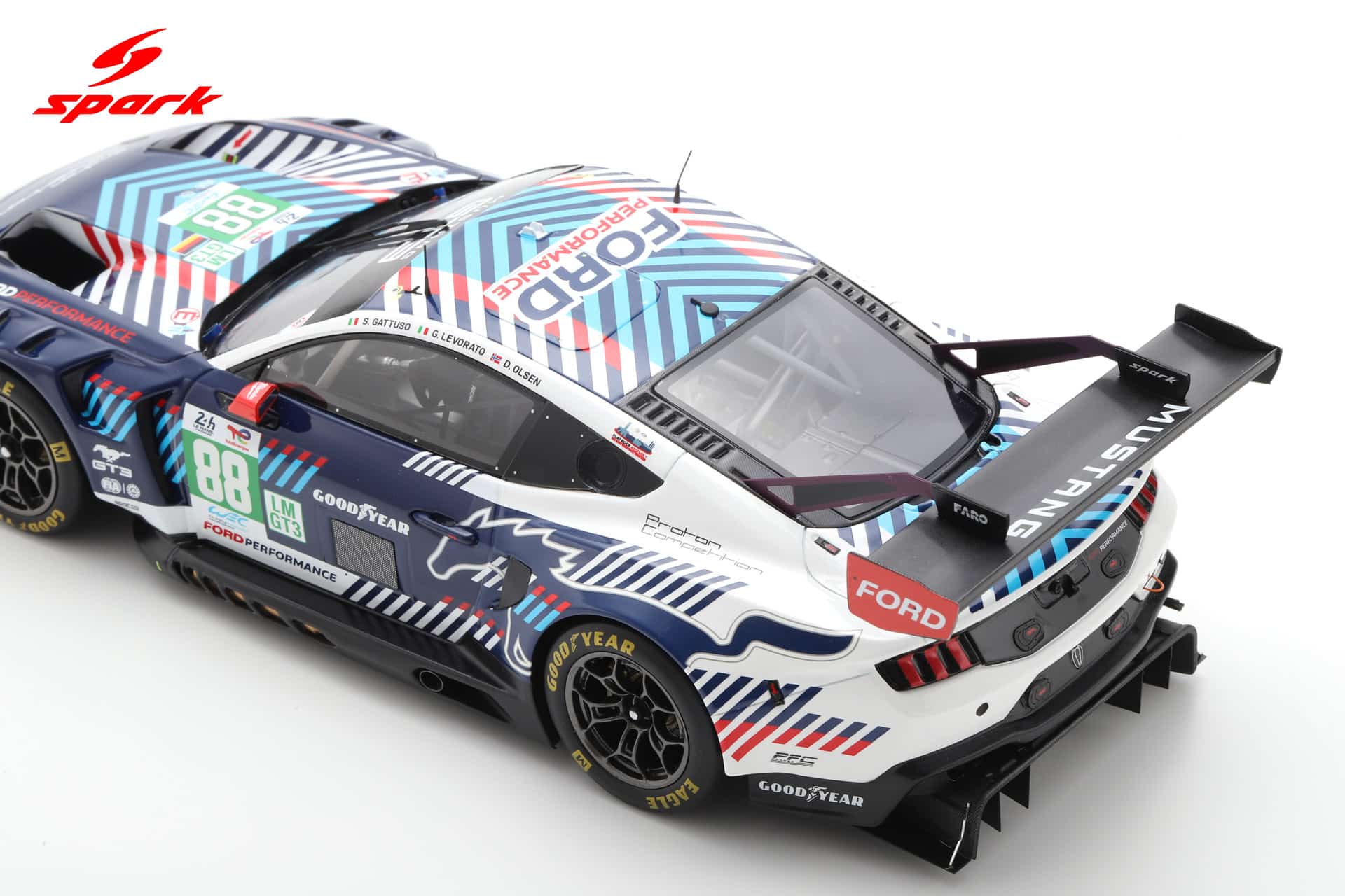 Spark 1:18 Ford Mustang LMGT3 No.88 Proton Competition 24h Le Mans 2025 (18S1053) Resin Model 6 Spark 1:18 Ford Mustang LMGT3 No.88 Proton Competition 24h Le Mans 2025 (18S1053) Resin Model - Image 6