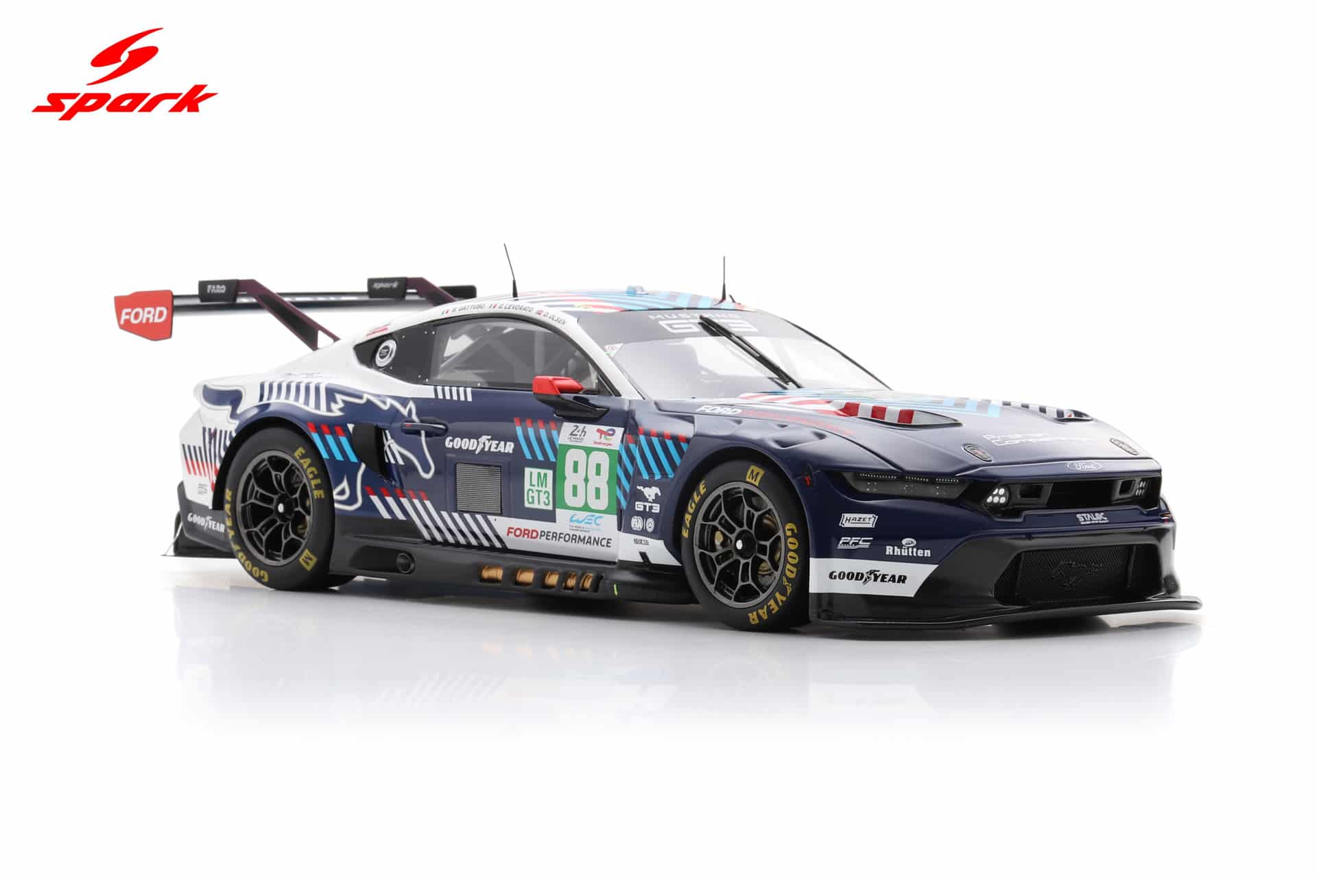 Spark 1:18 Ford Mustang LMGT3 No.88 Proton Competition 24h Le Mans 2025 (18S1053) Resin Model 8 Spark 1:18 Ford Mustang LMGT3 No.88 Proton Competition 24h Le Mans 2025 (18S1053) Resin Model - Image 8