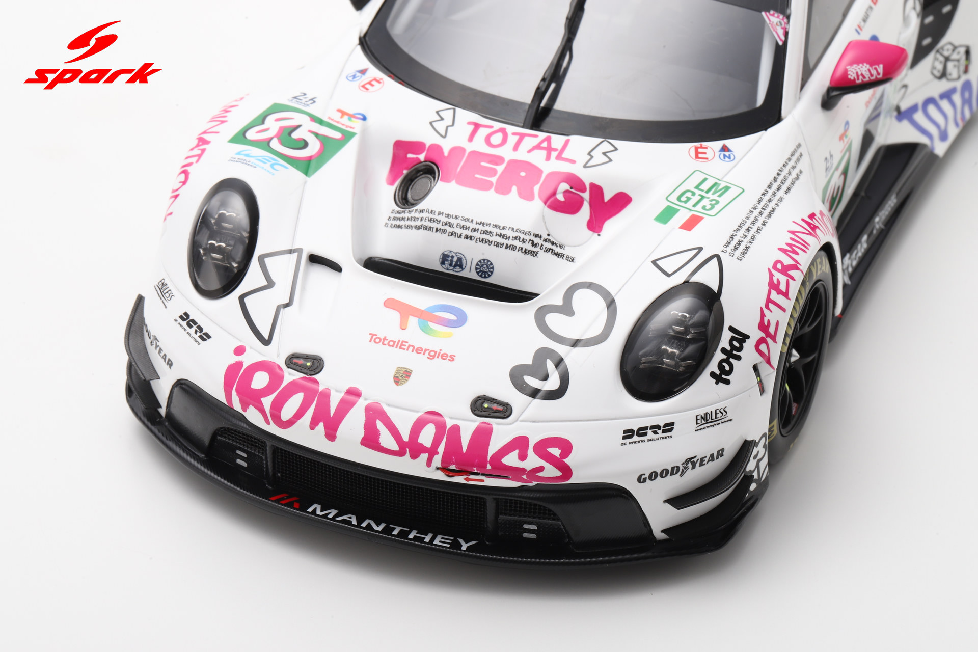 Spark 1:18 Porsche 911 GT3 R LMGT3 No.85 Iron Dames 2025 24h Le Mans (18S1068) Resin Model 6 Spark 1:18 Porsche 911 GT3 R LMGT3 No.85 Iron Dames 2025 24h Le Mans (18S1068) Resin Model - Image 6