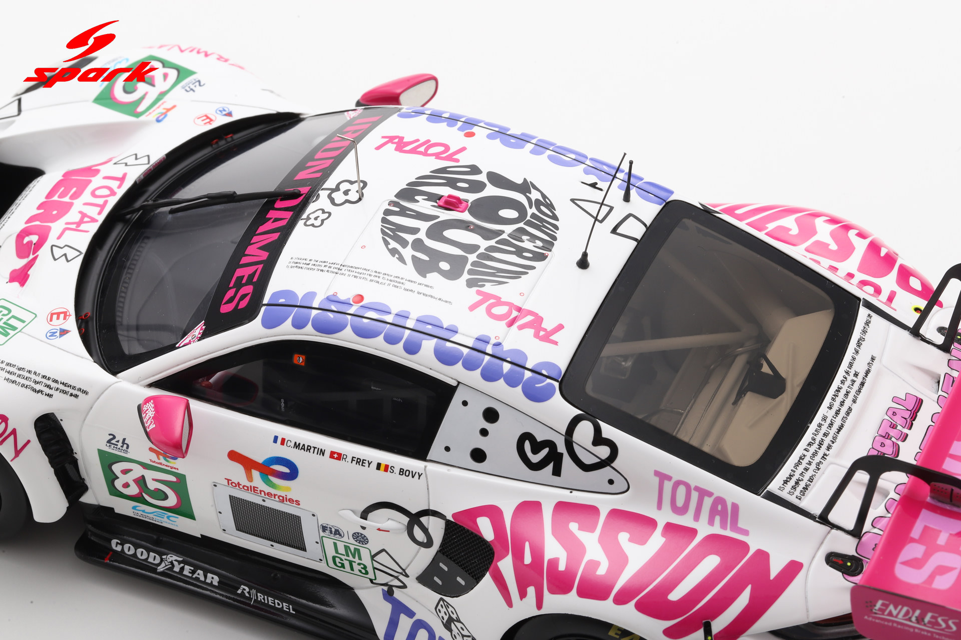 Spark 1:18 Porsche 911 GT3 R LMGT3 No.85 Iron Dames 2025 24h Le Mans (18S1068) Resin Model 7 Spark 1:18 Porsche 911 GT3 R LMGT3 No.85 Iron Dames 2025 24h Le Mans (18S1068) Resin Model - Image 7