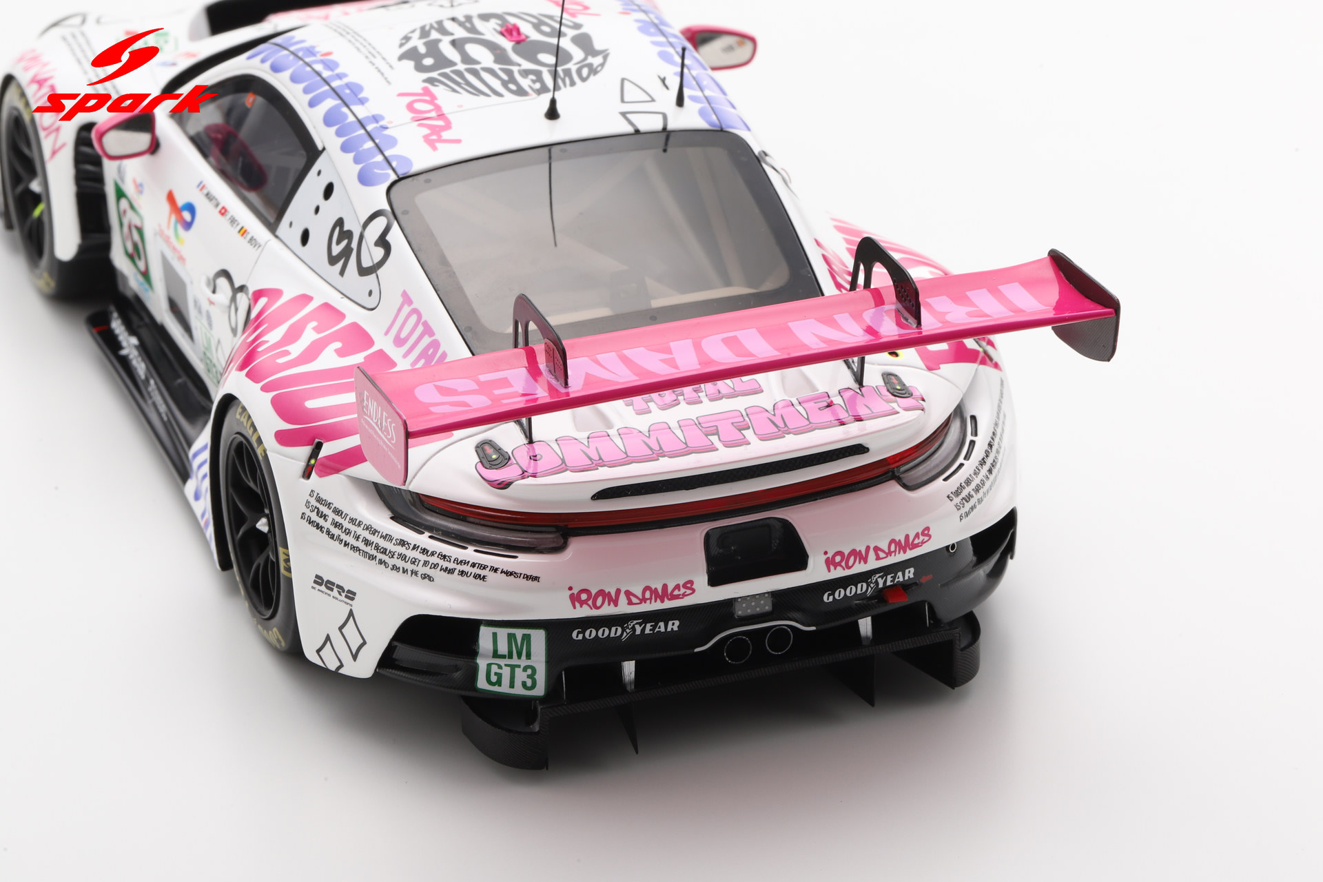 Spark 1:18 Porsche 911 GT3 R LMGT3 No.85 Iron Dames 2025 24h Le Mans (18S1068) Resin Model 8 Spark 1:18 Porsche 911 GT3 R LMGT3 No.85 Iron Dames 2025 24h Le Mans (18S1068) Resin Model - Image 8