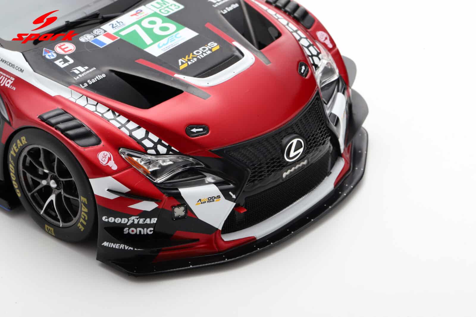 Spark 1:18 Lexus RC F LMGT3 No.78 Akkodis ASP 24h Le Mans 2025