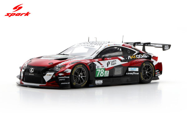 Alternative view of Spark 1:18 Lexus RC F LMGT3 No.78 Akkodis ASP 24h Le Mans 2025 (18S1076) Resin Model
