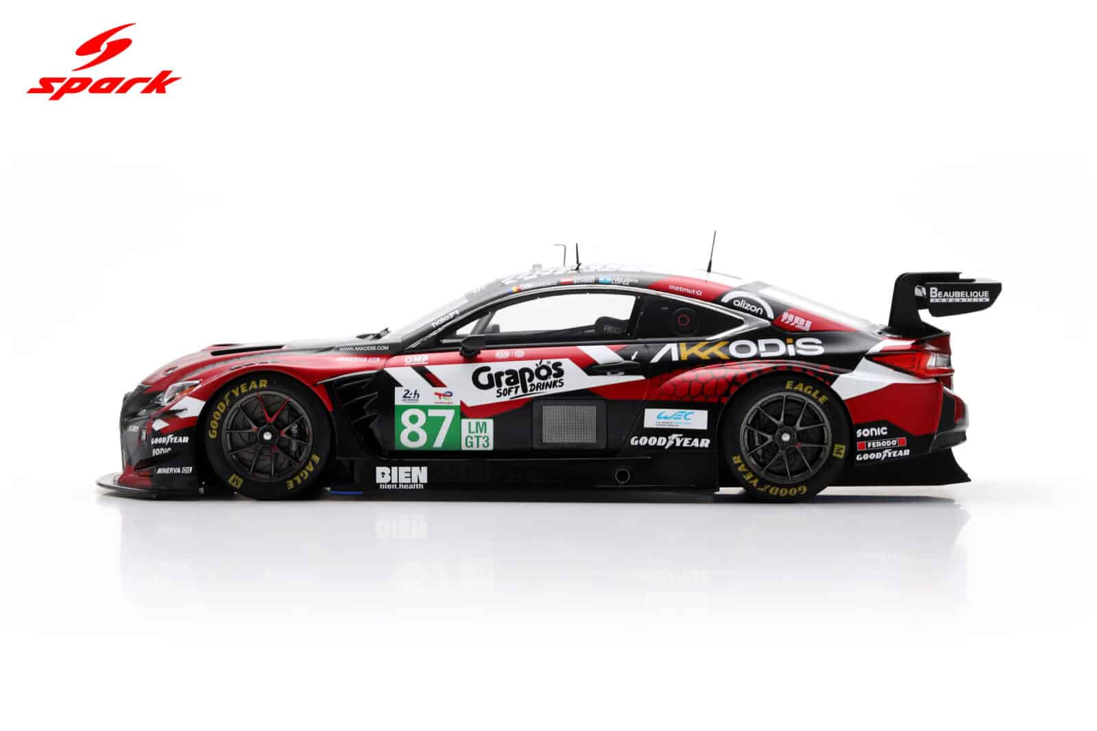 Spark 1:18 Lexus RC F LMGT3 No.87 Akkodis ASP 24h Le Mans 2025