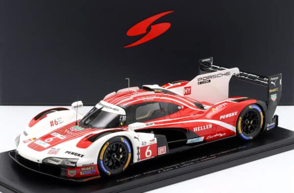 Spark - 1:18 Porsche 963 No.6 Penske Pole Position 24h Le Mans 2024 - Estre, Lotterer, Vanthoor - Resin Model